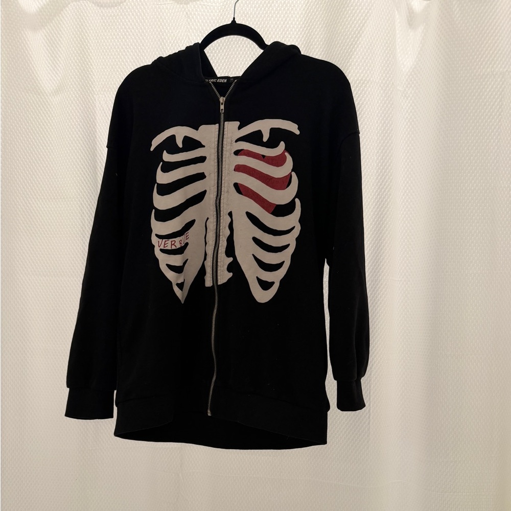 Aelfric Eden Black Zip-Up Hoodie
